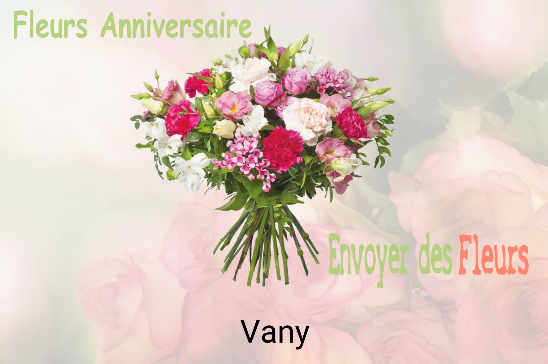 Bouquet de fleurs d’anniversaire livré à Vany